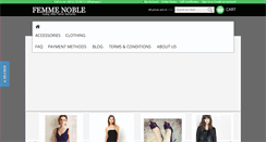 Desktop Screenshot of femmenoble.com
