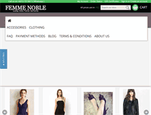 Tablet Screenshot of femmenoble.com